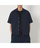 【ビューティ&ユース ユナイテッドアローズ/BEAUTY&YOUTH / UNITED ARROWS / MEN】のRENU TROシリーズ クロップド ショートスリーブ シャツ -セットアップ対応- NAVY|ID: prp329100004628014 ipo3291000000033484956