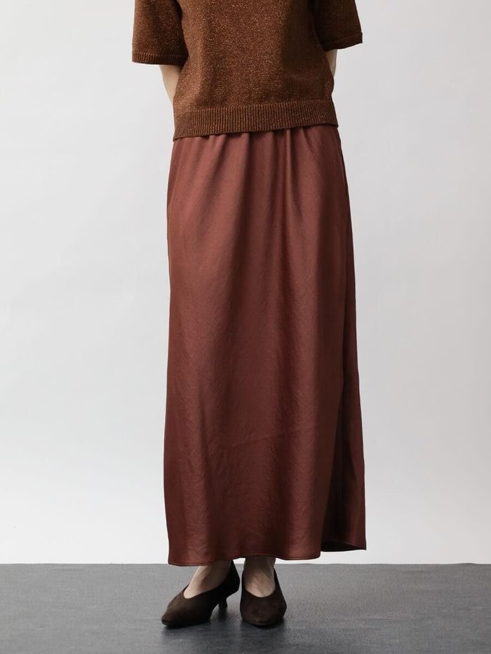 【ラシュッド/LASUD】のサテンストレートスカート インテリア・キッズ・メンズ・レディースファッション・服の通販 founy(ファニー) https://founy.com/ ファッション Fashion レディースファッション Fashion for Women スカート Skirts サテン Satin, Glossy Fabric シルク Silk, 100% Silk シンプル Simple, Minimal ドレープ Drape, Draping Fabric ロング Long, Long-Length エレガント 上品 Elegant |ID: prp329100004628063 ipo3291000000033267955