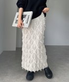 【その他のブランド/Other】のカットフリンジ ニット タイト スカート アイボリー|ID: prp329100004628098 ipo3291000000033268457