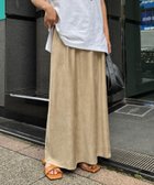 【チャオパニックティピー/CIAOPANIC TYPY】のスウェードスカート ベージュ|ID: prp329100004628107 ipo3291000000033268564