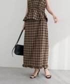 【ナチュラルクチュール/natural couture】の【WEB限定】裾フリルチェック柄スカート その他3|ID: prp329100004628113 ipo3291000000033268650