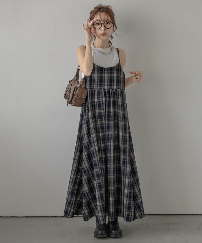 【ラジュール/Lajour】のチェック柄キャミソールワンピース インテリア・キッズ・メンズ・レディースファッション・服の通販 founy(ファニー) https://founy.com/ ファッション Fashion レディースファッション Fashion for Women ワンピース Dresses インナー Innerwear キャミソール Camisole, Spaghetti Strap Top キャミワンピース Cami Dress, Slip Dress タンク Tank Top, Sleeveless Top チェック Check, Plaid, Tartan トレンド Trend, Trending Now フェミニン Feminine, Girly フレア Flare, Flared ラップ Wrap, Wrap Design リボン Ribbon, Bow |ID: prp329100004628130 ipo3291000000033955066
