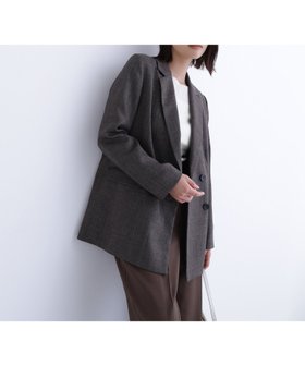 【ナチュラル ビューティー ベーシック/NATURAL BEAUTY BASIC】のシャークスキン SETUPダブルブレストジャケット 人気、トレンドファッション・服の通販 founy(ファニー) ファッション Fashion レディースファッション Fashion for Women アウター Coat / Outerwear Collection レディースジャケット・軽アウター Jackets おすすめ Recommended / Our Picks セットアップ Set-Up, Coordinated Outfit エレガント 上品 Elegant |ID:prp329100004628189