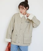 【ルクールブラン/le.coeur blanc】の《WEB限定アイテム》ヴィンテージライクボアカラーブルゾン ベージュ|ID: prp329100004628214 ipo3291000000033270784