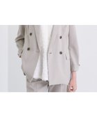【インディヴィ/INDIVI】の【UVケア】ライトダブルジャケット 人気、トレンドファッション・服の通販 founy(ファニー) ファッション Fashion レディースファッション Fashion for Women アウター Coat / Outerwear Collection レディースジャケット・軽アウター Jackets エアリー Airy Texture クラシカル Classical, Vintage-Inspired シアー Sheer, See-Through ジャケット Jacket, Outerwear ストレート Straight, Straight Cut セットアップ Set-Up, Coordinated Outfit ダブル Double, Double-Breasted フォルム Silhouette, Form ボトム Bottoms, Lower Wear ポケット Pocket, Pocket Detail マニッシュ Mannish, Boyish ビジネス 仕事 通勤 Business / Work / Commuting thumbnail グレージュ|ID: prp329100004628224 ipo3291000000033270896