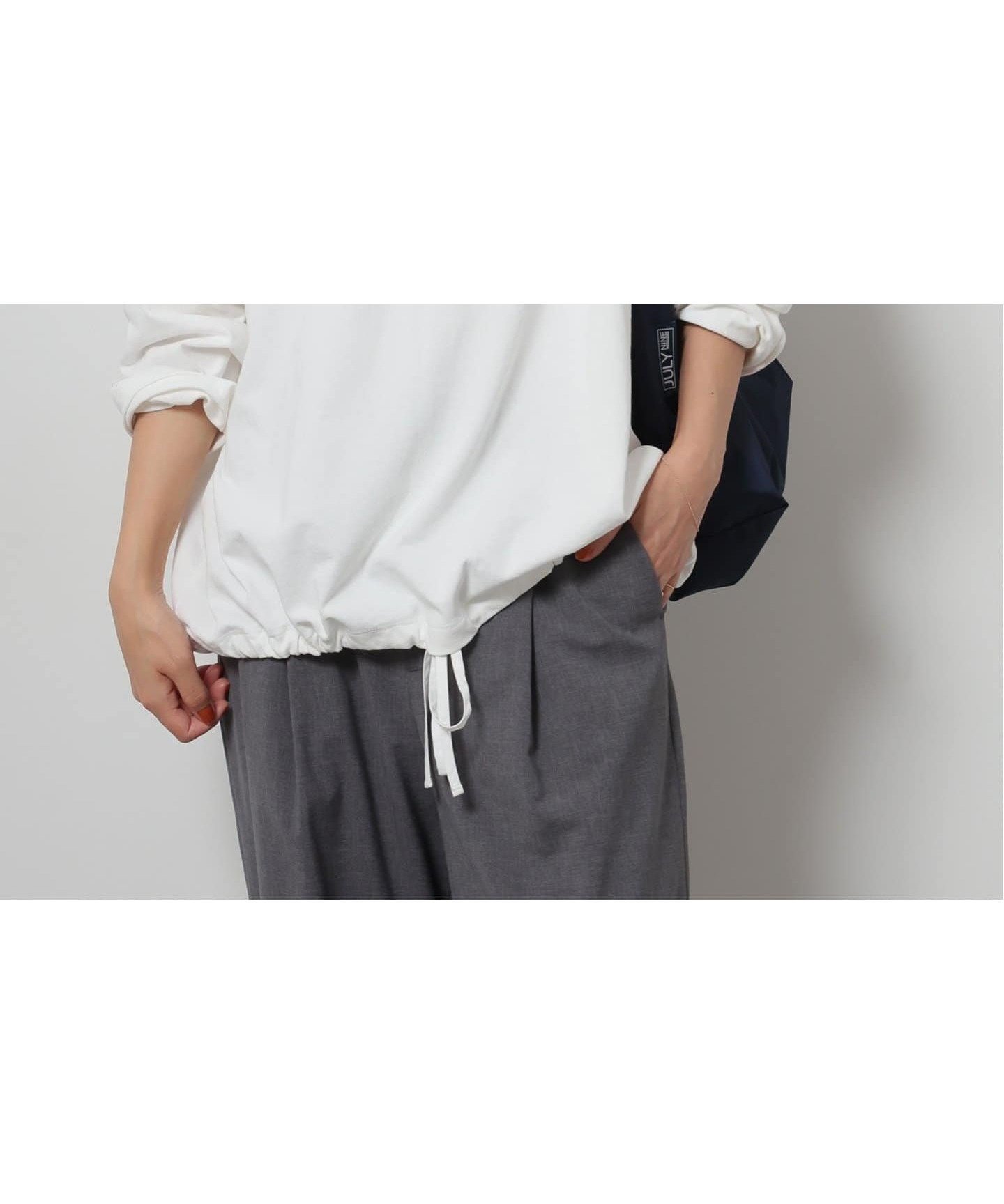 【ジャーナルスタンダード レリューム/JOURNAL STANDARD relume】の《追加》ギャザーヘムロングスリーブ インテリア・キッズ・メンズ・レディースファッション・服の通販 founy(ファニー) 　ファッション　Fashion　レディースファッション　Fashion for Women　2025年　2025　2025-2026秋冬・A/W　Autumn/Winter 2025–26 AW25–26　ホワイト|ID: prp329100004628256 ipo3291000000033913577