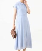【オフオン/ofuon】の衿付きウエスト切り替えワンピース/洗える/WEB限定 人気、トレンドファッション・服の通販 founy(ファニー) ファッション Fashion レディースファッション Fashion for Women ワンピース Dresses シアー Sheer, See-Through フィット Fit, Slim Fit 冬 Winter / This Winter 半袖 Short Sleeve, Half Sleeve 夏 Summer 春 Spring 洗える Machine Washable 秋 Autumn ビジネス 仕事 通勤 Business / Work / Commuting thumbnail ライトブルー|ID: prp329100004628269 ipo3291000000033271603