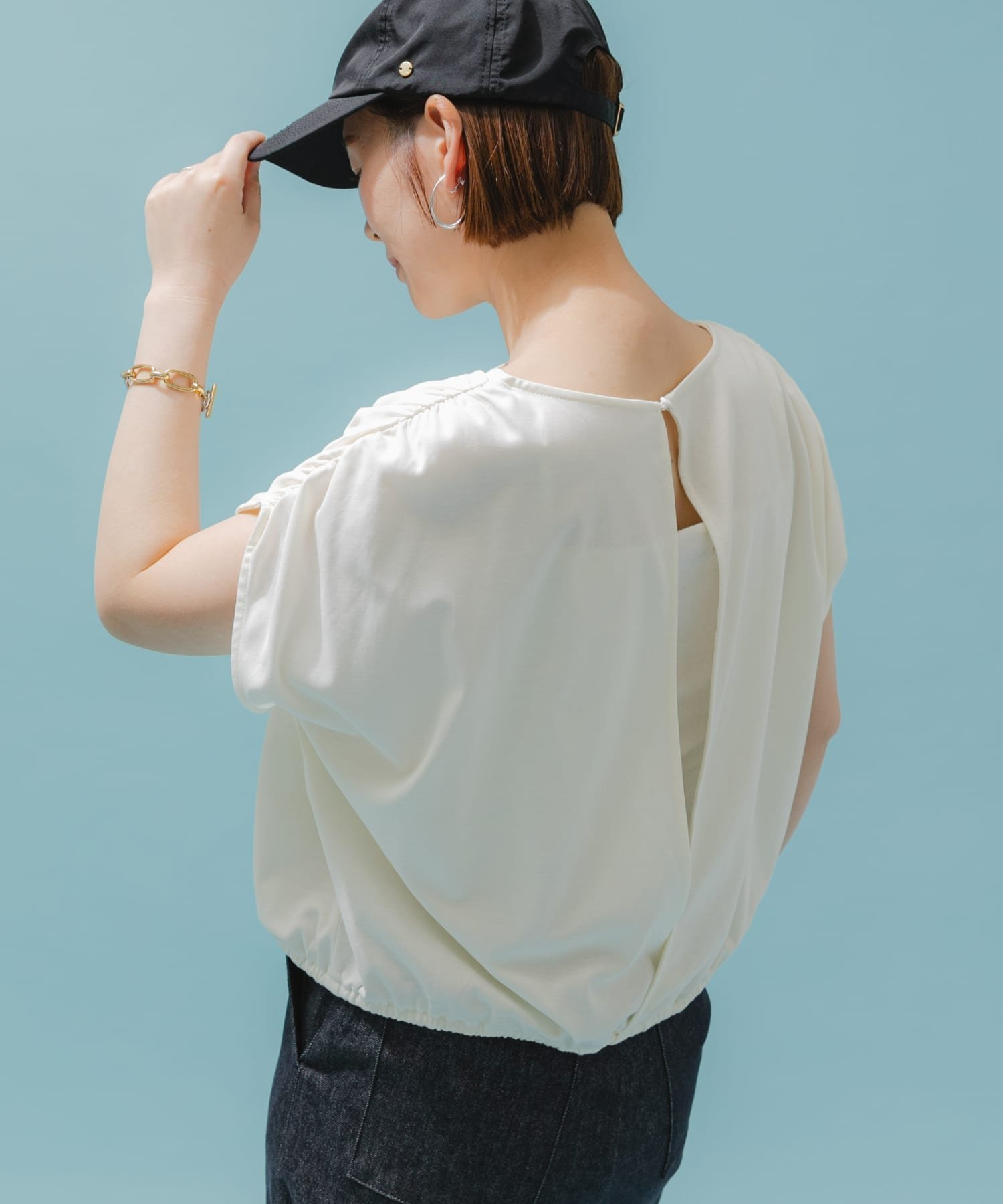 【アーバンリサーチ ロッソ/URBAN RESEARCH ROSSO】の『UR TECH』F by ROSSO UVCUTバックオープンクロップドTシャツ 人気、トレンドファッション・服の通販 founy(ファニー) 　ファッション　Fashion　レディースファッション　Fashion for Women　トップス・カットソー　Cut & Sew Tops　シャツ・ブラウス・オフィスカジュアル　Elegant Blouses & Button-Ups　ロングTシャツ・Tシャツ　Longline T-Shirts & Tees　バッグ　Bags　インナー　Innerwear　バランス　Balance, Style Balance　ボトム　Bottoms, Lower Wear　S/S・春夏　SS, Spring/Summer, Warm Season　夏　Summer　2025年　2025　2025春夏・S/S　Spring/Summer 2025 SS25　 other-1|ID: prp329100004628298 ipo3291000000033444462