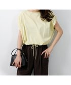 【アーバンリサーチ ロッソ/URBAN RESEARCH ROSSO】の『UR TECH』F by ROSSO UVCUTバックオープンクロップドTシャツ 人気、トレンドファッション・服の通販 founy(ファニー) ファッション Fashion レディースファッション Fashion for Women トップス・カットソー Cut & Sew Tops シャツ・ブラウス・オフィスカジュアル Elegant Blouses & Button-Ups ロングTシャツ・Tシャツ Longline T-Shirts & Tees バッグ Bags インナー Innerwear バランス Balance, Style Balance ボトム Bottoms, Lower Wear S/S・春夏 SS, Spring/Summer, Warm Season 夏 Summer 2025年 2025 2025春夏・S/S Spring/Summer 2025 SS25 thumbnail YELLOW|ID: prp329100004628298 ipo3291000000033444465