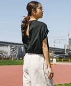 【アーバンリサーチ ロッソ/URBAN RESEARCH ROSSO】の『UR TECH』F by ROSSO UVCUTバックオープンクロップドTシャツ 人気、トレンドファッション・服の通販 founy(ファニー) ファッション Fashion レディースファッション Fashion for Women トップス・カットソー Cut & Sew Tops シャツ・ブラウス・オフィスカジュアル Elegant Blouses & Button-Ups ロングTシャツ・Tシャツ Longline T-Shirts & Tees バッグ Bags インナー Innerwear バランス Balance, Style Balance ボトム Bottoms, Lower Wear S/S・春夏 SS, Spring/Summer, Warm Season 夏 Summer 2025年 2025 2025春夏・S/S Spring/Summer 2025 SS25 thumbnail BLACK|ID: prp329100004628298 ipo3291000000033444467