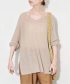 【スローブ イエナ/SLOBE IENA】の畔オーバープルオーバー 人気、トレンドファッション・服の通販 founy(ファニー) ファッション Fashion レディースファッション Fashion for Women トップス・カットソー Cut & Sew Tops カジュアルプルオーバー・ニットトップス Pullovers & Knit Tops / Casual Pullovers 2025年 2025 2025-2026秋冬・A/W Autumn/Winter 2025–26 AW25–26 おすすめ Recommended / Our Picks カッティング Cutting Detail カーディガン Cardigan, Knitwear バランス Balance, Style Balance ロング Long, Long-Length thumbnail ベージュ|ID: prp329100004628332 ipo3291000000033471812