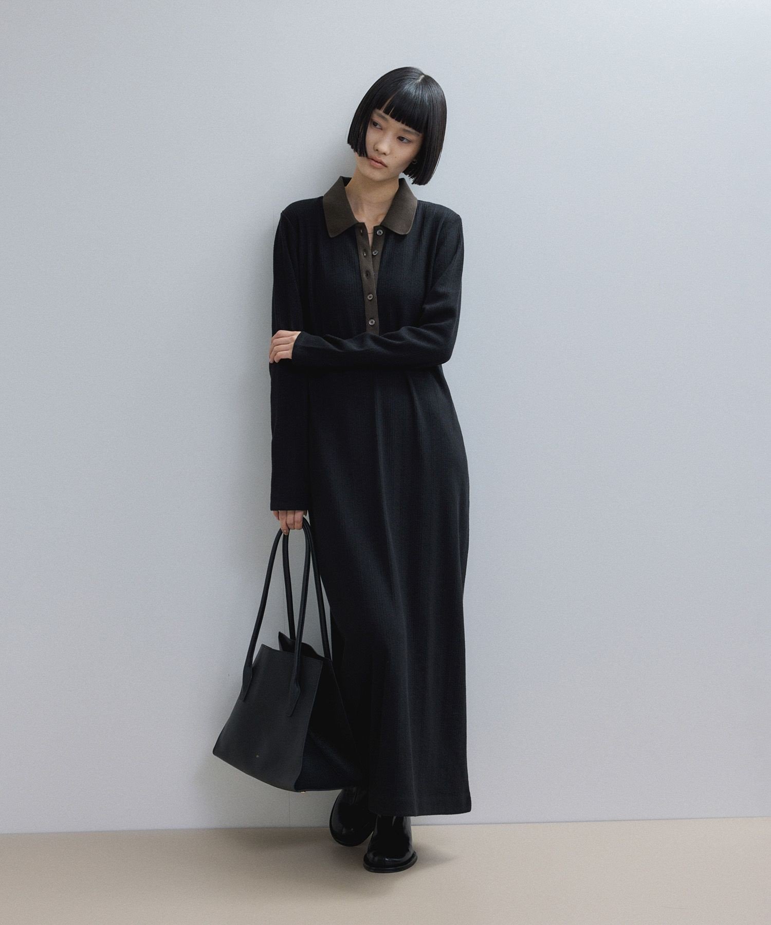 【アダム エ ロペ/ADAM ET ROPE'】の【WEB限定】・【定番人気】ポロシャツワンピース インテリア・キッズ・メンズ・レディースファッション・服の通販 founy(ファニー) 　ファッション　Fashion　レディースファッション　Fashion for Women　ワンピース　Dresses　シャツワンピース / 1枚で着映えコーデ　Shirt Dresses　サンダル　Sandals, Summer Shoes　ジャケット　Jacket, Outerwear　スニーカー　Sneakers, Trainers　定番　Standard, Basic Item　人気　Popular, Best Seller　長袖　Long Sleeve, Full Sleeve　ベスト　Vest, Waistcoat　ポケット　Pocket, Pocket Detail　ポロシャツ　Polo Shirt, Collared Tee　リラックス　Relax, Relaxed Fit　A/W・秋冬　Autumn/Winter　おすすめ　Recommended / Our Picks　2026年　2026　ブラック系(03)|ID: prp329100004628336 ipo3291000000033707935