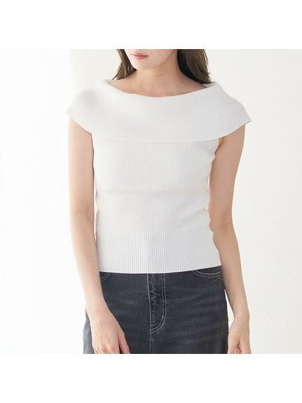 【スナイデル/SNIDEL】のオフショルニットプルオーバー インテリア・キッズ・メンズ・レディースファッション・服の通販 founy(ファニー) 　ファッション　Fashion　レディースファッション　Fashion for Women　トップス・カットソー　Cut & Sew Tops　ニット　Knit Tops & Sweaters　カジュアルプルオーバー・ニットトップス　Pullovers & Knit Tops / Casual Pullovers　おすすめ　Recommended / Our Picks　ボトム　Bottoms, Lower Wear　モノトーン　Monotone, Black and White　夏　Summer　WHT[001]|ID: prp329100004628354 ipo3291000000033272397