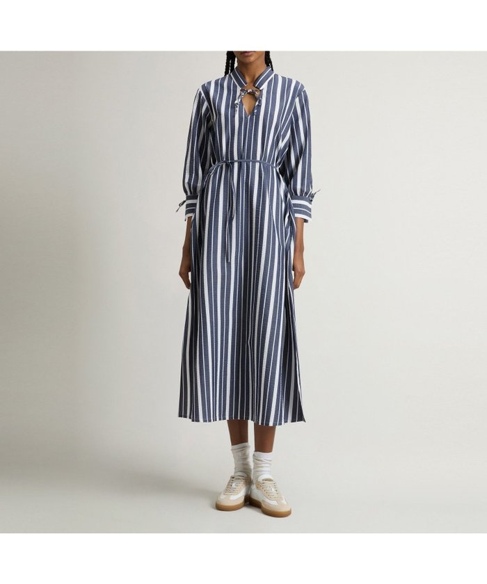 【ウールリッチ/WOOLRICH】の【公式】ブルゾンマキシ ドレス インテリア・キッズ・メンズ・レディースファッション・服の通販 founy(ファニー) https://founy.com/ ファッション Fashion レディースファッション Fashion for Women アウター Coat / Outerwear Collection ブルゾンジャケット・スポーティアウター Blouson Jackets ワンピース Dresses フォーマル・パーティードレス・結婚式用ドレス Elegant & Casual Dresses ストライプ Stripe, Striped Pattern ドレス Dress, One-Piece ドローストリング Drawstring, Pull Cord パターン Pattern, Design Print ブルゾン Blouson, Bomber Jacket マキシ Maxi, Full Length リラックス Relax, Relaxed Fit |ID: prp329100004628356 ipo3291000000033272414