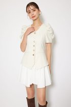 【リエンダ/rienda】のスーツライクレディ-ミニワンピース 人気、トレンドファッション・服の通販 founy(ファニー) ファッション Fashion レディースファッション Fashion for Women ワンピース Dresses イレヘム Irregular Hemline シェイプ Shape, Slim Fit セパレート Separate, Two-Piece ドッキング Docking, Mixed Material フェミニン Feminine, Girly ロング Long, Long-Length 再入荷 Restock / Back in Stock thumbnail WHT|ID: prp329100004628422 ipo3291000000033272896