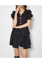 【リエンダ/rienda】のスーツライクレディ-ミニワンピース 人気、トレンドファッション・服の通販 founy(ファニー) ファッション Fashion レディースファッション Fashion for Women ワンピース Dresses イレヘム Irregular Hemline シェイプ Shape, Slim Fit セパレート Separate, Two-Piece ドッキング Docking, Mixed Material フェミニン Feminine, Girly ロング Long, Long-Length 再入荷 Restock / Back in Stock thumbnail BLK|ID: prp329100004628422 ipo3291000000033272897