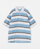 【ビューティ&ユース ユナイテッドアローズ/BEAUTY&YOUTH / UNITED ARROWS】のCGS. オーガニックコットン パイル ボーダー ポロシャツ 人気、トレンドファッション・服の通販 founy(ファニー) ファッション Fashion レディースファッション Fashion for Women トップス・カットソー Cut & Sew Tops シャツ・ブラウス・オフィスカジュアル Elegant Blouses & Button-Ups ポロシャツ・きれいめカジュアル Smart-Casual Polo Tops ボーダー Border, Stripe ポロシャツ Polo Shirt, Collared Tee リラックス Relax, Relaxed Fit ワンポイント One Point, Statement Accent thumbnail LT.BLUE|ID: prp329100004628445 ipo3291000000033635300
