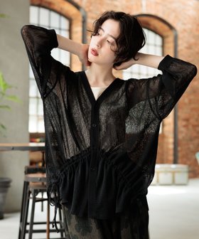 【ニコアンド/niko and】のラッセルドロストカーディガン 人気、トレンドファッション・服の通販 founy(ファニー) ファッション Fashion レディースファッション Fashion for Women トップス・カットソー Cut & Sew Tops カーディガン・羽織り Layered Style Cardigans おすすめ Recommended / Our Picks とろみ Fluid, Flowy Fabric カーディガン Cardigan, Knitwear シアー Sheer, See-Through シンプル Simple, Minimal スリーブ Sleeve, Long Sleeve / Short Sleeve フロント Front, Front Design リゾート Resort, Vacation Style ルーズ Loose, Oversized 夏 Summer 羽織 Haori, Light Jacket |ID:prp329100004628480