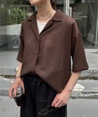 【チャオパニックティピー/CIAOPANIC TYPY】のアソート柄レース開襟シャツ 人気、トレンドファッション・服の通販 founy(ファニー) ファッション Fashion レディースファッション Fashion for Women トップス・カットソー Cut & Sew Tops シャツ・ブラウス・オフィスカジュアル Elegant Blouses & Button-Ups クール Cool, Chic コンパクト Compact, Small Size タンク Tank Top, Sleeveless Top デニム Denim, Jeans Material バランス Balance, Style Balance パイピング Piping, Trim Design ボトム Bottoms, Lower Wear 羽織 Haori, Light Jacket メッシュ Mesh, Net Fabric ラウンド Round, Round Neck レース Lace, Lace Fabric ワイド Wide, Wide Fit おすすめ Recommended / Our Picks 夏 Summer thumbnail ブラウン|ID: prp329100004628685 ipo3291000000033277433