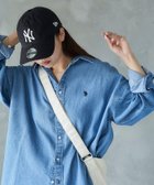 【フリークスストア/FREAK'S STORE】の別注ワンポイント刺繍デニムシャツ/オーバーサイズ/ユニセックス 25FW 25AW サックスブルー|ID: prp329100004628692 ipo3291000000034044404