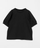 【ユナイテッドアローズ/UNITED ARROWS】のプレーティングテンジク パフスリーブTシャツ A DAY IN THE LIFE 人気、トレンドファッション・服の通販 founy(ファニー) ファッション Fashion レディースファッション Fashion for Women トップス・カットソー Cut & Sew Tops シャツ・ブラウス・オフィスカジュアル Elegant Blouses & Button-Ups ロングTシャツ・Tシャツ Longline T-Shirts & Tees カットソー Cut and Sewn Top シンプル Simple, Minimal スキッパー Skipper, Open Collar スラックス Slacks, Dress Pants スリーブ Sleeve, Long Sleeve / Short Sleeve デコルテ Décolleté, Neckline エレガント 上品 Elegant ビジネス 仕事 通勤 Business / Work / Commuting 夏 Summer thumbnail BLACK|ID: prp329100004628704 ipo3291000000033490002