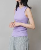 【ミューニック/Munich】のコットンリブノースリーブプルオーバー 人気、トレンドファッション・服の通販 founy(ファニー) ファッション Fashion レディースファッション Fashion for Women トップス・カットソー Cut & Sew Tops キャミソール&ノースリーブ Camisoles & Sleeveless Tops カジュアルプルオーバー・ニットトップス Pullovers & Knit Tops / Casual Pullovers インナー Innerwear サロペット Overalls, Salopette ジャケット Jacket, Outerwear タンク Tank Top, Sleeveless Top トレンド Trend, Trending Now 定番 Standard, Basic Item バランス Balance, Style Balance フィット Fit, Slim Fit ベーシック Basic, Essential ラベンダー Lavender thumbnail lvd|ID: prp329100004628717 ipo3291000000033277855