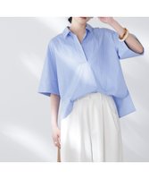 【ナノ ユニバース/nano universe】のワイドスリーブスキッパーシャツ 人気、トレンドファッション・服の通販 founy(ファニー) ファッション Fashion レディースファッション Fashion for Women トップス・カットソー Cut & Sew Tops シャツ・ブラウス・オフィスカジュアル Elegant Blouses & Button-Ups ウォッシャブル Machine Washable サンダル Sandals, Summer Shoes スキッパー Skipper, Open Collar ストライプ Stripe, Striped Pattern スラックス Slacks, Dress Pants スリット Slit, Slit Detail スリーブ Sleeve, Long Sleeve / Short Sleeve バランス Balance, Style Balance 無地 Plain, Solid Color リネン Linen, Linen Fabric リラックス Relax, Relaxed Fit ワイド Wide, Wide Fit ビジネス 仕事 通勤 Business / Work / Commuting 2025年 2025 2025-2026秋冬・A/W Autumn/Winter 2025–26 AW25–26 |ID:prp329100004628729