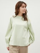 【ミラオーウェン/Mila Owen】のショルダー切替ギャザーパフスリーブブラウス MNT[021]|ID: prp329100004628772 ipo3291000000033278752