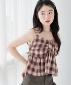 【ヘザー/Heather】のオンブレチェックリボンビスチェ 人気、トレンドファッション・服の通販 founy(ファニー) ファッション Fashion レディースファッション Fashion for Women トップス・カットソー Cut & Sew Tops ビスチェ Bustiers & Corset Tops / Layered Bustier Style おすすめ Recommended / Our Picks ガーリー Girly, Feminine Style デニム Denim, Jeans Material ビスチェ Bustier, Corset Top モチーフ Motif, Design Theme リボン Ribbon, Bow ワイド Wide, Wide Fit thumbnail レッド系|ID: prp329100004628778 ipo3291000000033415173