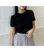 【アニュアンス/anuans】のシルクタッチコットンスリムフィットT 人気、トレンドファッション・服の通販 founy(ファニー) ファッション Fashion レディースファッション Fashion for Women シルク Silk, 100% Silk シルケット Silket, Silky Cotton 定番 Standard, Basic Item バランス Balance, Style Balance プレート Plate, Dish ベーシック Basic, Essential 半袖 Short Sleeve, Half Sleeve エレガント 上品 Elegant thumbnail BLACK|ID: prp329100004628779 ipo3291000000034353636