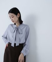 【ナチュラル ビューティー ベーシック/NATURAL BEAUTY BASIC】のリボンボウタイブラウス 人気、トレンドファッション・服の通販 founy(ファニー) ファッション Fashion レディースファッション Fashion for Women トップス・カットソー Cut & Sew Tops シャツ・ブラウス・オフィスカジュアル Elegant Blouses & Button-Ups ジャケット Jacket, Outerwear ジョーゼット Georgette, Semi-Sheer Fabric リボン Ribbon, Bow エレガント 上品 Elegant |ID:prp329100004628801