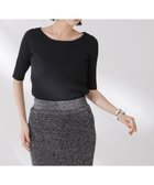 【ナノ ユニバース/nano universe】のボートネックリブニットトップス 人気、トレンドファッション・服の通販 founy(ファニー) ファッション Fashion レディースファッション Fashion for Women トップス・カットソー Cut & Sew Tops ニット Knit Tops & Sweaters インナー Innerwear ウォッシャブル Machine Washable 春 Spring カットソー Cut and Sewn Top サマー Summer, Summer Style ジャケット Jacket, Outerwear スクエア Square, Square Shape フィット Fit, Slim Fit ベーシック Basic, Essential モノトーン Monotone, Black and White S/S・春夏 SS, Spring/Summer, Warm Season 夏 Summer エレガント 上品 Elegant 2025年 2025 2025-2026秋冬・A/W Autumn/Winter 2025–26 AW25–26 thumbnail ブラック|ID: prp329100004628818 ipo3291000000033279474