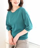 【オフオン/ofuon】のボートネック五分袖ニット/接触冷感/洗える/WEB限定サイズあり 人気、トレンドファッション・服の通販 founy(ファニー) ファッション Fashion レディースファッション Fashion for Women トップス・カットソー Cut & Sew Tops ニット Knit Tops & Sweaters インナー Innerwear カーディガン Cardigan, Knitwear シンプル Simple, Minimal ジャケット Jacket, Outerwear ボトム Bottoms, Lower Wear エレガント 上品 Elegant 人気 Popular, Best Seller ビジネス 仕事 通勤 Business / Work / Commuting 冬 Winter / This Winter 夏 Summer 定番 Standard, Basic Item 春 Spring 洗える Machine Washable 秋 Autumn thumbnail グリーン|ID: prp329100004628821 ipo3291000000033279550