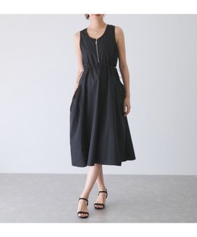 【ジャイロ/JAYRO】のフロントジップアップノースリワンピース 人気、トレンドファッション・服の通販 founy(ファニー) ファッション Fashion レディースファッション Fashion for Women ワンピース Dresses インナー Innerwear ギャザー Gathered, Ruffled シンプル Simple, Minimal ジップ Zip, Zipper デニム Denim, Jeans Material フロント Front, Front Design ボトム Bottoms, Lower Wear ポケット Pocket, Pocket Detail ロング Long, Long-Length エレガント 上品 Elegant 夏 Summer 旅行 Travel 春 Spring S/S・春夏 SS, Spring/Summer, Warm Season |ID:prp329100004628824