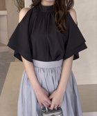 【クリア/clear】のオープンショルダーフレアスリーブブラウス 人気、トレンドファッション・服の通販 founy(ファニー) ファッション Fashion レディースファッション Fashion for Women トップス・カットソー Cut & Sew Tops シャツ・ブラウス・オフィスカジュアル Elegant Blouses & Button-Ups ショルダー Shoulder, Shoulder Strap スリット Slit, Slit Detail スリーブ Sleeve, Long Sleeve / Short Sleeve デニム Denim, Jeans Material フェミニン Feminine, Girly フレア Flare, Flared 夏 Summer thumbnail BK|ID: prp329100004628826 ipo3291000000033279619
