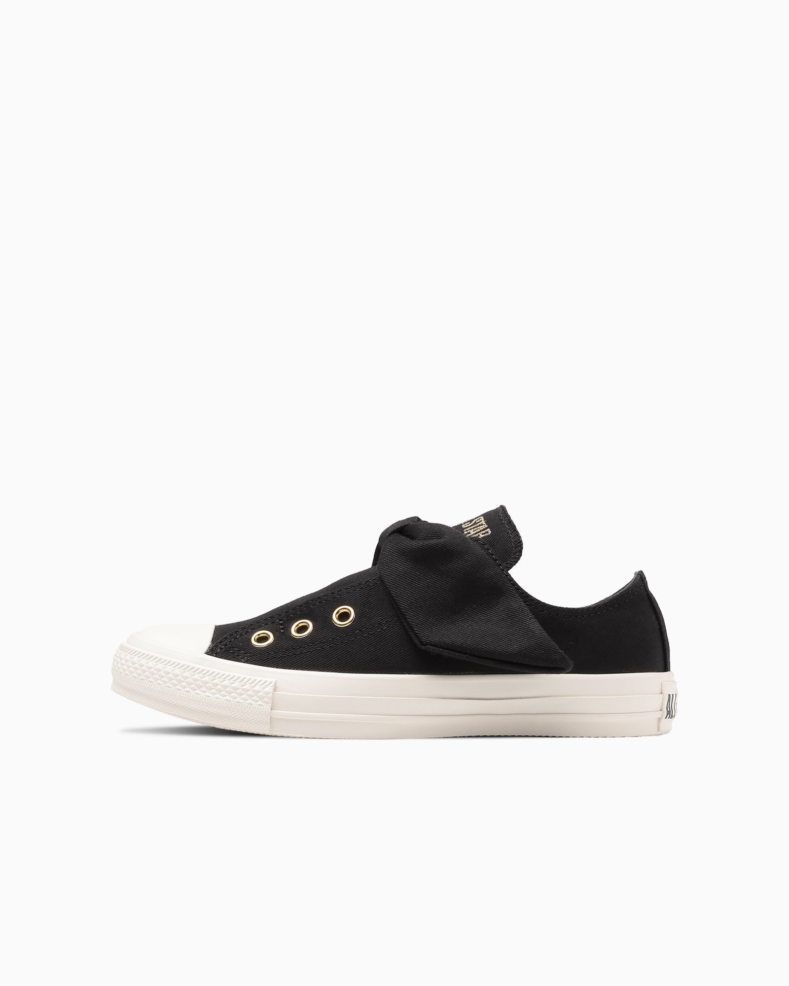 【コンバース/CONVERSE】の【CONVERSE 公式】ALL STAR RIBBONSTRAP OX/【コンバース 公式】オールスター リボンストラップ OX スリッポン ローカット インテリア・キッズ・メンズ・レディースファッション・服の通販 founy(ファニー)  ファッション Fashion レディースファッション Fashion for Women インソール Shoe Insole スリッポン Slip-On, Loafer パターン Pattern, Design Print フィット Fit, Slim Fit モチーフ Motif, Design Theme リボン Ribbon, Bow ブラック|ID: prp329100004628835 ipo3291000000034342228