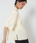 【シテン/CITEN】のCITEN フォルムハーフスリーブシャツ 人気、トレンドファッション・服の通販 founy(ファニー) ファッション Fashion レディースファッション Fashion for Women トップス・カットソー Cut & Sew Tops シャツ・ブラウス・オフィスカジュアル Elegant Blouses & Button-Ups イエロー Yellow シンプル Simple, Minimal ストライプ Stripe, Striped Pattern フィット Fit, Slim Fit フォルム Silhouette, Form ブロード Broadcloth, Fine Cotton ボックス Boxy, Box Shape A/W・秋冬 Autumn/Winter 夏 Summer thumbnail OFF WHITE|ID: prp329100004628868 ipo3291000000033543158