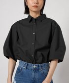 【シテン/CITEN】のCITEN フォルムハーフスリーブシャツ 人気、トレンドファッション・服の通販 founy(ファニー) ファッション Fashion レディースファッション Fashion for Women トップス・カットソー Cut & Sew Tops シャツ・ブラウス・オフィスカジュアル Elegant Blouses & Button-Ups イエロー Yellow シンプル Simple, Minimal ストライプ Stripe, Striped Pattern フィット Fit, Slim Fit フォルム Silhouette, Form ブロード Broadcloth, Fine Cotton ボックス Boxy, Box Shape A/W・秋冬 Autumn/Winter 夏 Summer thumbnail BLACK|ID: prp329100004628868 ipo3291000000033543159