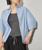 【シテン/CITEN】のCITEN フォルムハーフスリーブシャツ 人気、トレンドファッション・服の通販 founy(ファニー) ファッション Fashion レディースファッション Fashion for Women トップス・カットソー Cut & Sew Tops シャツ・ブラウス・オフィスカジュアル Elegant Blouses & Button-Ups イエロー Yellow シンプル Simple, Minimal ストライプ Stripe, Striped Pattern フィット Fit, Slim Fit フォルム Silhouette, Form ブロード Broadcloth, Fine Cotton ボックス Boxy, Box Shape A/W・秋冬 Autumn/Winter 夏 Summer thumbnail その他1|ID: prp329100004628868 ipo3291000000033543163