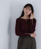 【ナチュラル ビューティー ベーシック/NATURAL BEAUTY BASIC】のビジュースリットプリーツニット 人気、トレンドファッション・服の通販 founy(ファニー) ファッション Fashion レディースファッション Fashion for Women トップス・カットソー Cut & Sew Tops ニット Knit Tops & Sweaters ストーン Stone, Gem-Like スリット Slit, Slit Detail ネックレス Necklace, Pendant Necklace パール Pearl, Pearl Accent ビジュー Bijou, Jewel-like Accent プリーツ Pleats, Pleated thumbnail バーガンディ1|ID: prp329100004628877 ipo3291000000033280461