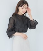 【アンデミュウ/Andemiu】のシアードットブラウス 人気、トレンドファッション・服の通販 founy(ファニー) ファッション Fashion レディースファッション Fashion for Women トップス・カットソー Cut & Sew Tops シャツ・ブラウス・オフィスカジュアル Elegant Blouses & Button-Ups おすすめ Recommended / Our Picks シアー Sheer, See-Through スリーブ Sleeve, Long Sleeve / Short Sleeve トレンド Trend, Trending Now ドット Polka Dot, Dot Pattern フリル Frill, Ruffle ロング Long, Long-Length 長袖 Long Sleeve, Full Sleeve thumbnail ブラック|ID: prp329100004628911 ipo3291000000033280894