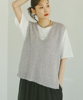 【グローバルワーク/GLOBAL WORK】のテープヤーンベスト*半袖Tシャツ/575209 人気、トレンドファッション・服の通販 founy(ファニー) ファッション Fashion レディースファッション Fashion for Women アウター Coat / Outerwear Collection トップス・カットソー Cut & Sew Tops シャツ・ブラウス・オフィスカジュアル Elegant Blouses & Button-Ups ロングTシャツ・Tシャツ Longline T-Shirts & Tees ベスト&ジレ / 重ね着スタイル Vests & Gilets おすすめ Recommended / Our Picks デニム Denim, Jeans Material トレンド Trend, Trending Now プリント Print, Printed Pattern ベスト Vest, Waistcoat ワイド Wide, Wide Fit 半袖 Short Sleeve, Half Sleeve |ID:prp329100004628918