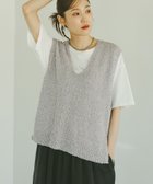 【グローバルワーク/GLOBAL WORK】のテープヤーンベスト*半袖Tシャツ/575209 人気、トレンドファッション・服の通販 founy(ファニー) ファッション Fashion レディースファッション Fashion for Women アウター Coat / Outerwear Collection トップス・カットソー Cut & Sew Tops シャツ・ブラウス・オフィスカジュアル Elegant Blouses & Button-Ups ロングTシャツ・Tシャツ Longline T-Shirts & Tees ベスト&ジレ / 重ね着スタイル Vests & Gilets おすすめ Recommended / Our Picks デニム Denim, Jeans Material トレンド Trend, Trending Now プリント Print, Printed Pattern ベスト Vest, Waistcoat ワイド Wide, Wide Fit 半袖 Short Sleeve, Half Sleeve thumbnail ライトグレー12|ID: prp329100004628918 ipo3291000000034578979