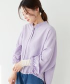 【ルクールブラン/le.coeur blanc】の《手洗い可能》ドロストシアーシャツブルゾン 人気、トレンドファッション・服の通販 founy(ファニー) ファッション Fashion レディースファッション Fashion for Women アウター Coat / Outerwear Collection ブルゾンジャケット・スポーティアウター Blouson Jackets トップス・カットソー Cut & Sew Tops シャツ・ブラウス・オフィスカジュアル Elegant Blouses & Button-Ups おすすめ Recommended / Our Picks なめらか Smooth, Silky Texture ウェーブ Wavy Pattern シアー Sheer, See-Through ストレート Straight, Straight Cut バランス Balance, Style Balance パープル Purple, Violet 春 Spring thumbnail パープル|ID: prp329100004628963 ipo3291000000033281592