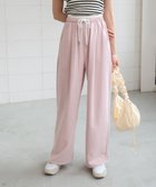 【バブ ブージュルード/Bab Bou Jeloud】のダブルウエストピーチスキンカラーパンツ 人気、トレンドファッション・服の通販 founy(ファニー) ファッション Fashion レディースファッション Fashion for Women パンツ Pants & Trousers アウトドア Outdoor Clothing アクセサリー Fashion Accessories サンダル Sandals, Summer Shoes シンプル Simple, Minimal スニーカー Sneakers, Trainers タンク Tank Top, Sleeveless Top ダウン Down, Puffer ダブル Double, Double-Breasted ビーチ Beach, Seaside リネン Linen, Linen Fabric リラックス Relax, Relaxed Fit エレガント 上品 Elegant 夏 Summer thumbnail PINK|ID: prp329100004629005 ipo3291000000033281983
