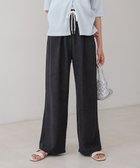 【バブ ブージュルード/Bab Bou Jeloud】のダブルウエストピーチスキンカラーパンツ 人気、トレンドファッション・服の通販 founy(ファニー) ファッション Fashion レディースファッション Fashion for Women パンツ Pants & Trousers アウトドア Outdoor Clothing アクセサリー Fashion Accessories サンダル Sandals, Summer Shoes シンプル Simple, Minimal スニーカー Sneakers, Trainers タンク Tank Top, Sleeveless Top ダウン Down, Puffer ダブル Double, Double-Breasted ビーチ Beach, Seaside リネン Linen, Linen Fabric リラックス Relax, Relaxed Fit エレガント 上品 Elegant 夏 Summer thumbnail BLACK|ID: prp329100004629005 ipo3291000000033281986