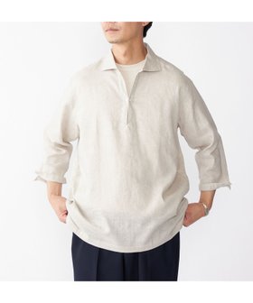 【シップス/SHIPS / MEN】のSHIPS フレックスリネン 7スリーブ カプリ シャツ 人気、トレンドファッション・服の通販 founy(ファニー) ファッション Fashion メンズファッション Fashion for Men おすすめ Recommended / Our Picks インナー Innerwear サッカー Seersucker, Summer Fabric ショーツ Shorts, Short Pants スキッパー Skipper, Open Collar ストレッチ Stretch, Stretchy Fabric スリーブ Sleeve, Long Sleeve / Short Sleeve バランス Balance, Style Balance フィット Fit, Slim Fit リゾート Resort, Vacation Style リネン Linen, Linen Fabric リラックス Relax, Relaxed Fit 今季 This Season, Current Season 夏 Summer 定番 Standard, Basic Item 春 Spring S/S・春夏 SS, Spring/Summer, Warm Season |ID:prp329100004629019