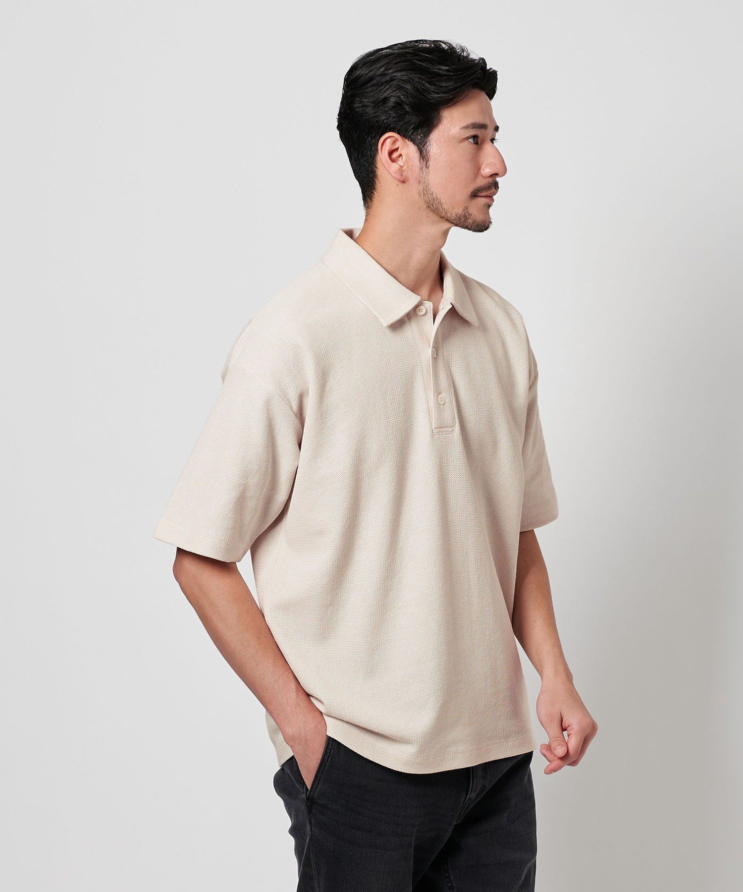 【ビューティ&ユース ユナイテッドアローズ/BEAUTY&YOUTH / UNITED ARROWS / MEN】の【WEB限定 WARDROBE SMART】エアリー カノコ ポロシャツ インテリア・キッズ・メンズ・レディースファッション・服の通販 founy(ファニー) 　ファッション　Fashion　メンズファッション　Fashion for Men　エアリー　Airy Texture　ショルダー　Shoulder, Shoulder Strap　シンプル　Simple, Minimal　ジャケット　Jacket, Outerwear　スマート　Smart, Elegant　スラックス　Slacks, Dress Pants　デニム　Denim, Jeans Material　トレンド　Trend, Trending Now　ドロップ　Drop Shoulder, Dropped Style　バランス　Balance, Style Balance　ファブリック　Fabric, Textile　フォルム　Silhouette, Form　ポロシャツ　Polo Shirt, Collared Tee　夏　Summer　ビジネス 仕事 通勤　Business / Work / Commuting　OFF WHITE|ID: prp329100004629024 ipo3291000000033282173