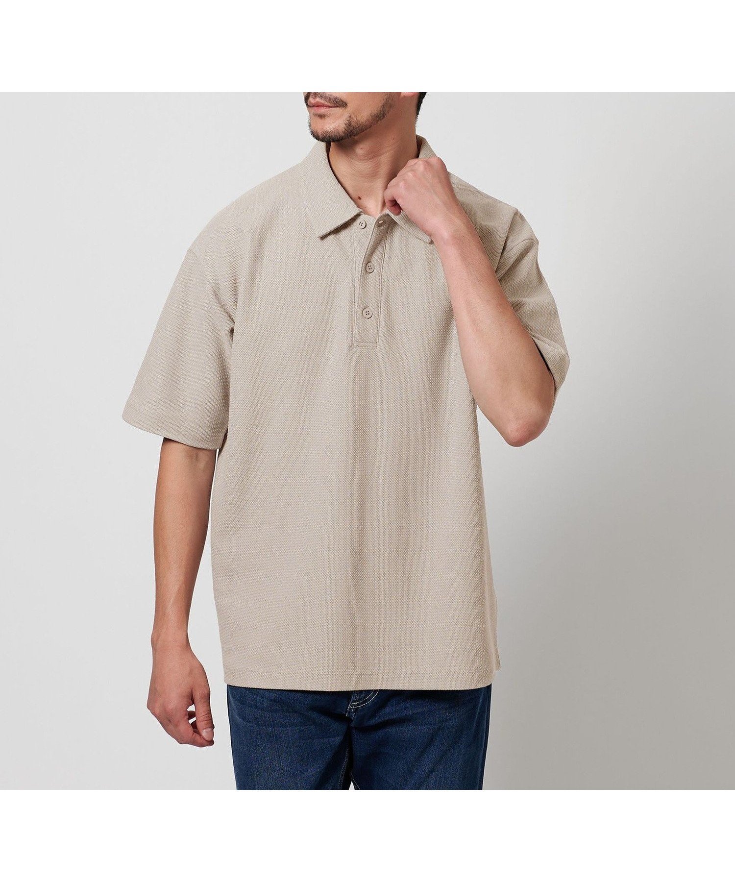 【ビューティ&ユース ユナイテッドアローズ/BEAUTY&YOUTH / UNITED ARROWS / MEN】の【WEB限定 WARDROBE SMART】エアリー カノコ ポロシャツ インテリア・キッズ・メンズ・レディースファッション・服の通販 founy(ファニー) 　ファッション　Fashion　メンズファッション　Fashion for Men　エアリー　Airy Texture　ショルダー　Shoulder, Shoulder Strap　シンプル　Simple, Minimal　ジャケット　Jacket, Outerwear　スマート　Smart, Elegant　スラックス　Slacks, Dress Pants　デニム　Denim, Jeans Material　トレンド　Trend, Trending Now　ドロップ　Drop Shoulder, Dropped Style　バランス　Balance, Style Balance　ファブリック　Fabric, Textile　フォルム　Silhouette, Form　ポロシャツ　Polo Shirt, Collared Tee　夏　Summer　ビジネス 仕事 通勤　Business / Work / Commuting　LT.GRAY|ID: prp329100004629024 ipo3291000000033282175