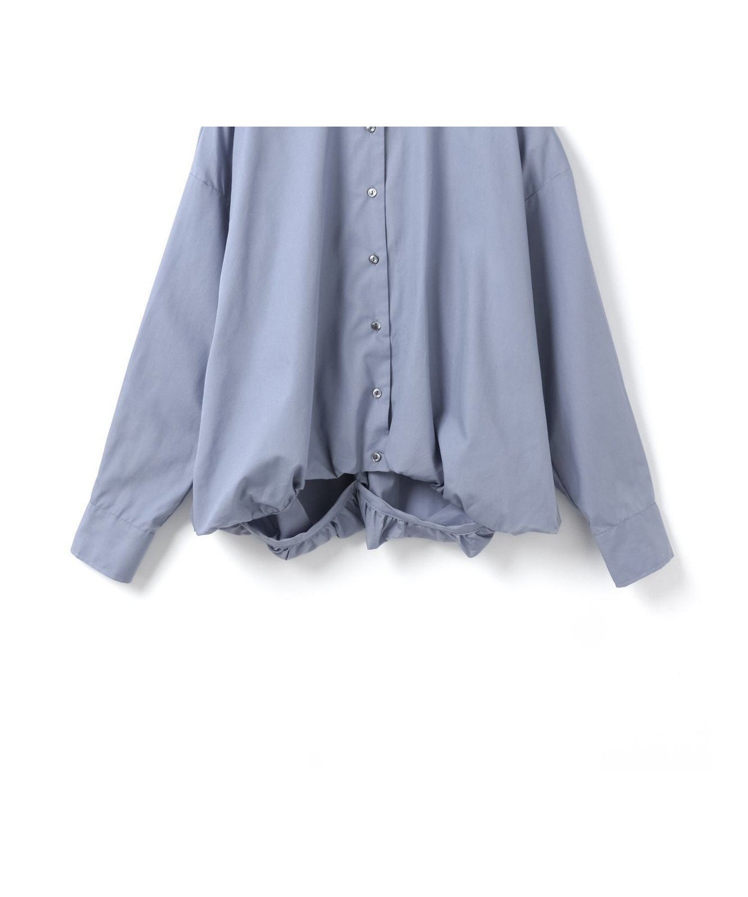 【マーコート/MARcourt】のmizuiro ind バルーンシャツ インテリア・キッズ・メンズ・レディースファッション・服の通販 founy(ファニー) 　ファッション　Fashion　レディースファッション　Fashion for Women　トップス・カットソー　Cut & Sew Tops　シャツ・ブラウス・オフィスカジュアル　Elegant Blouses & Button-Ups　コンパクト　Compact, Small Size　シンプル　Simple, Minimal　バルーン　Balloon, Balloon Silhouette　ベーシック　Basic, Essential　ポケット　Pocket, Pocket Detail　レギュラー　Regular, Standard Fit　ワイド　Wide, Wide Fit　無地　Plain, Solid Color　長袖　Long Sleeve, Full Sleeve　スモークサックス|ID: prp329100004629057 ipo3291000000033484459
